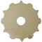 Ekena Millwork Preston Ceiling Medallion (Fits Canopies up to 4"), 17 1/2"OD x 4"ID x 1"P, Primed White CM17PR - alternate 3